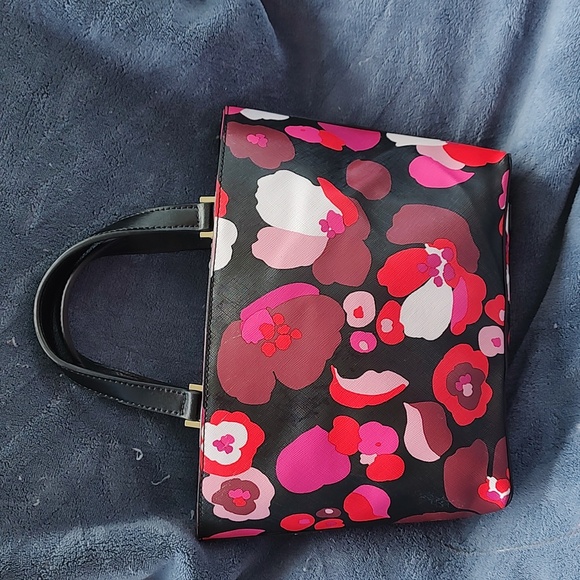 Kate Spade Grant Street Juno grainy vinyl leather trim mini tote. - Picture 3 of 15